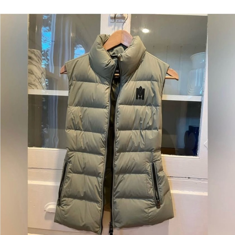 MACKAGE
Green Gisela Down Vest In Matcha. NWOT. XS/S